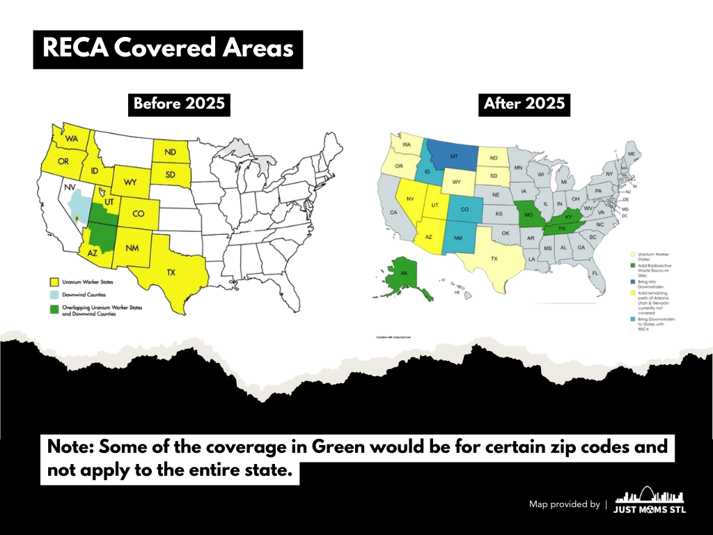 Project: Radiation Exposure Compensation Act (RECA) | City of St. Louis